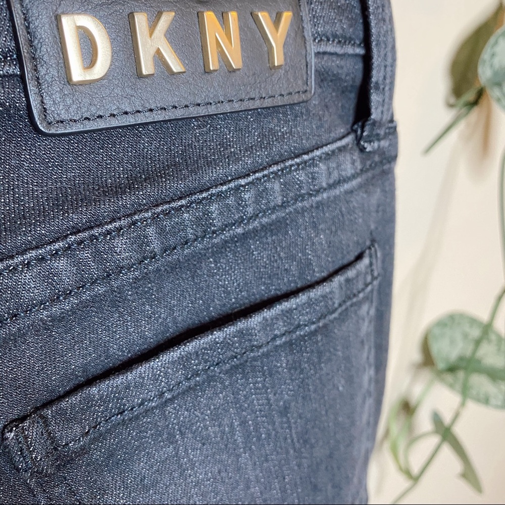 DKNY Stair Step Frayed and Cut Out Jeans - Picture 4 of 7